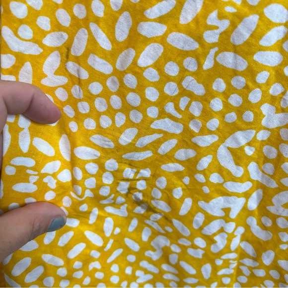 SIKA x Anthropologie Marigold Yellow White Ruffled Sleeve Maxi Dress - Picture 12 of 12